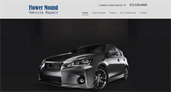 Desktop Screenshot of flowermoundvehiclerepairtx.com